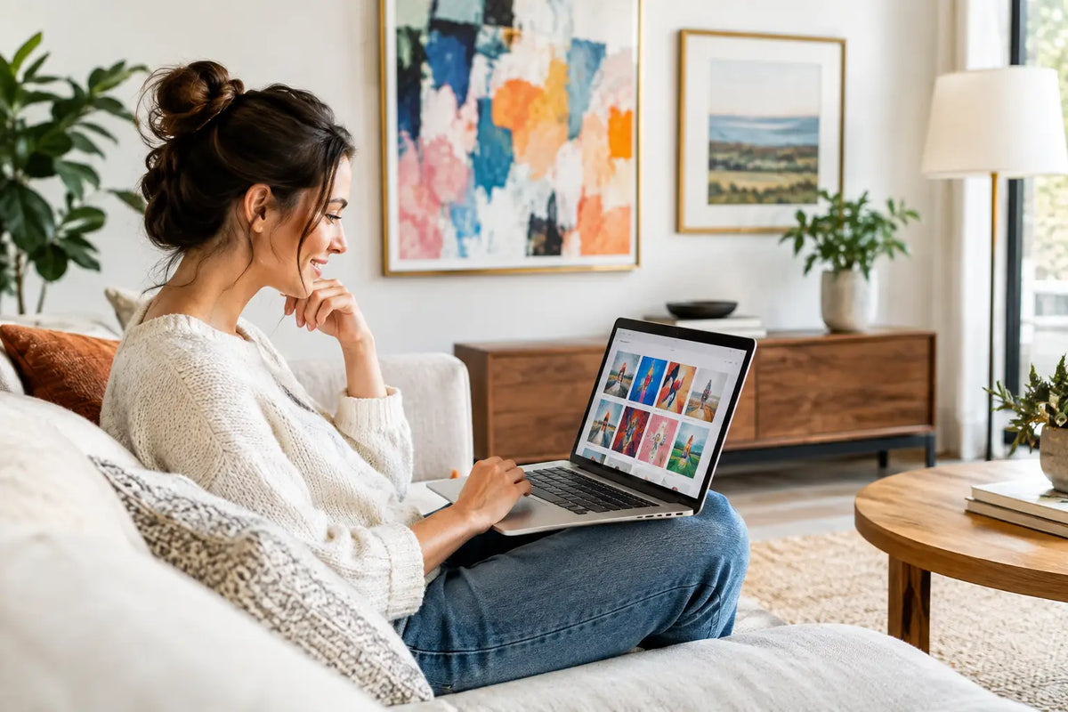 How to Buy Art Online That Transforms a Room