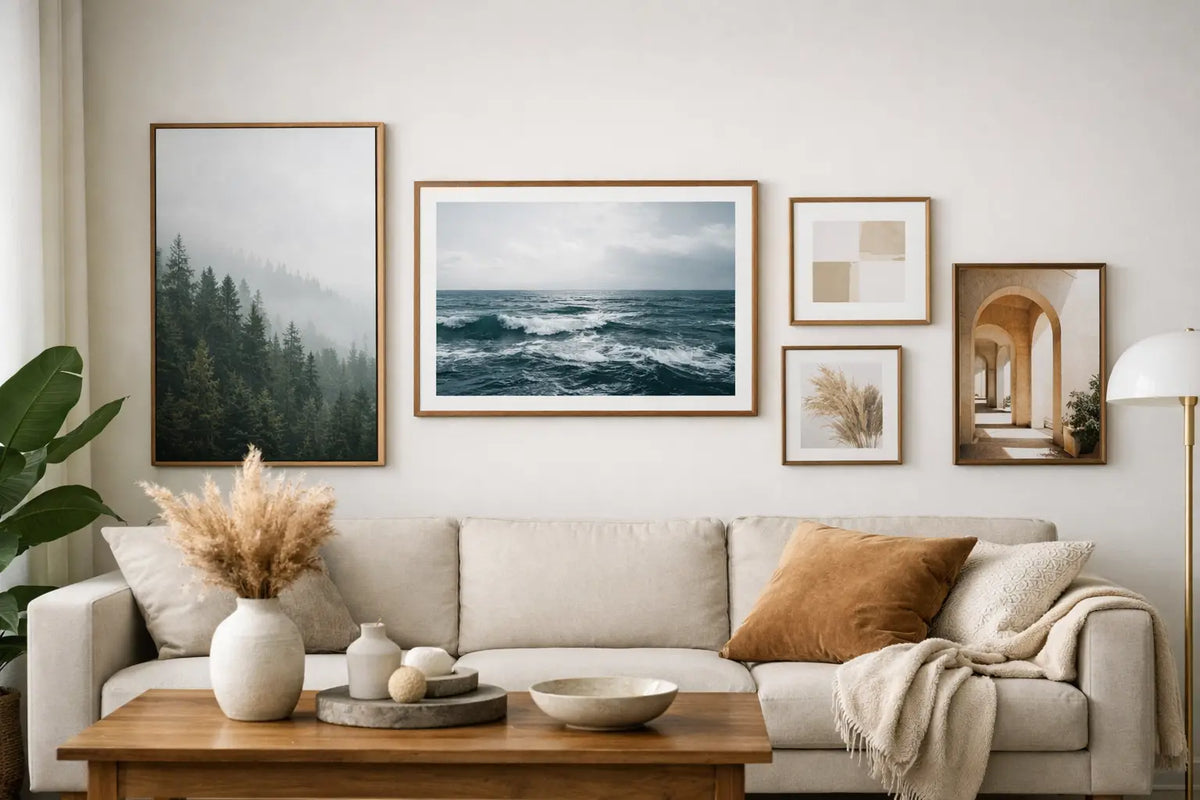 Art Print Size Guide for Rooms That Feel Complete