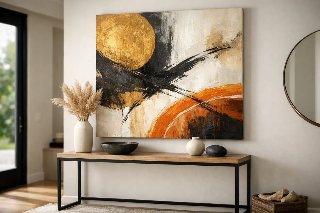 Statement Art for Entryway That Sets the Tone
