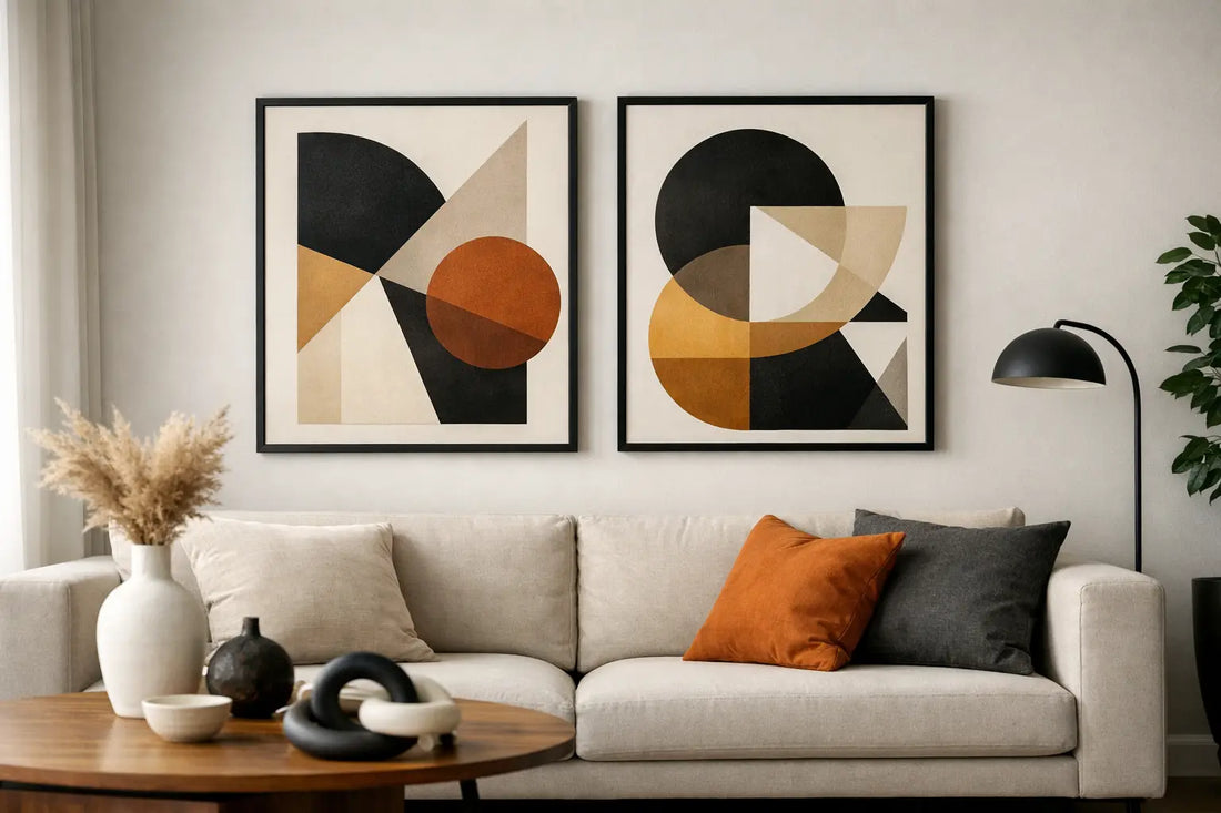 Geometric Art for Modern Homes That Holds the Room