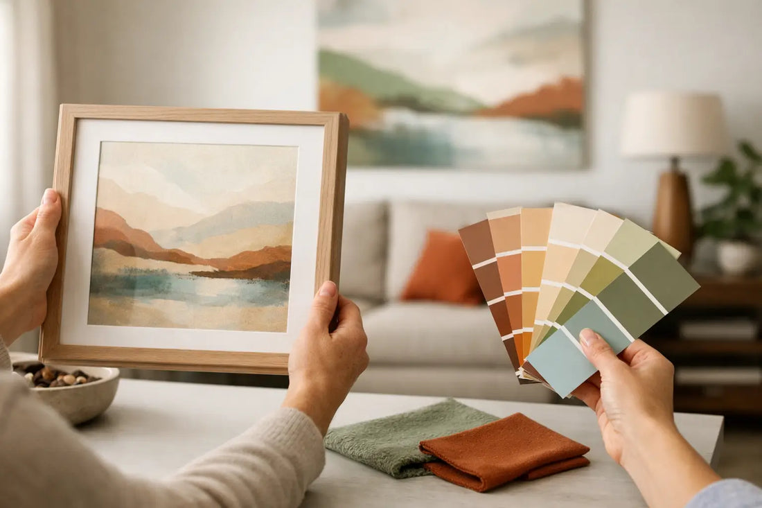 How to Match Artwork to Room Palette With Intent