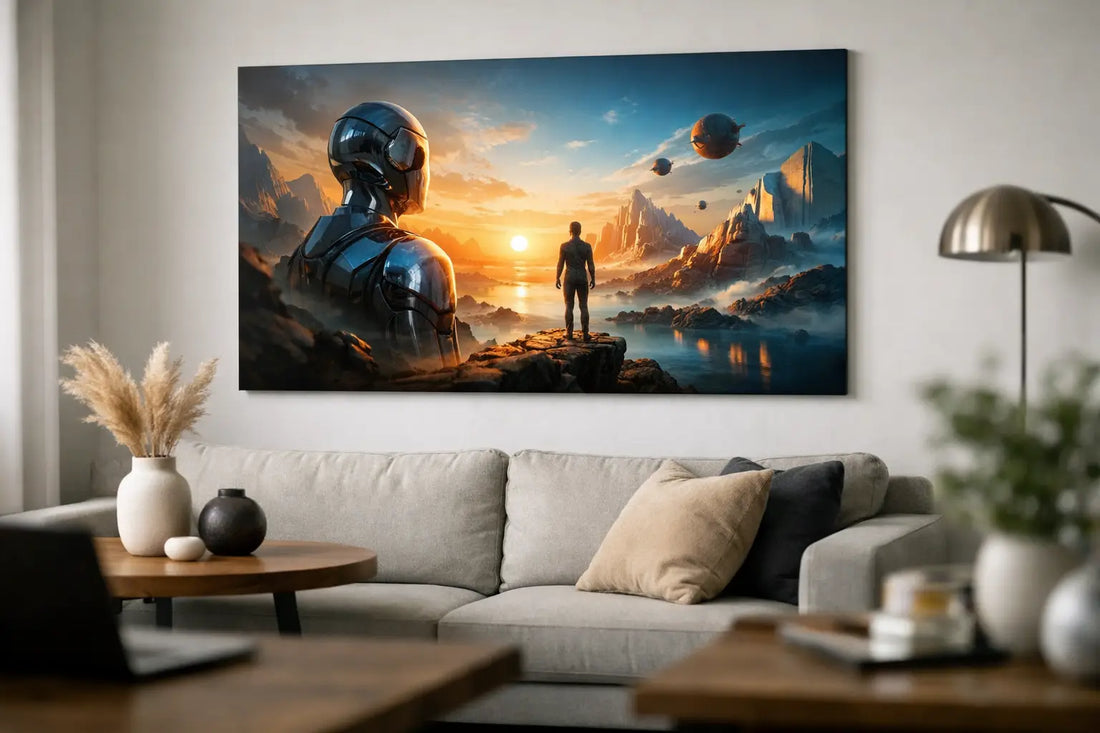 AI Artwork That Gives a Room Its Point of View