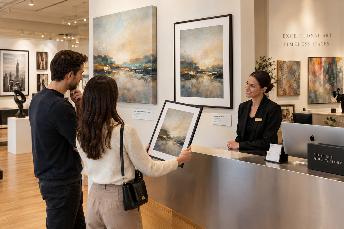 Canvas vs Framed Prints vs Posters: Choosing the Right Format