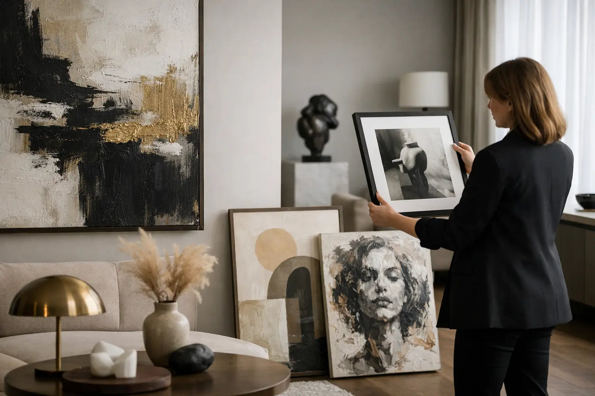 Designer Art Sourcing for Rooms With Presence