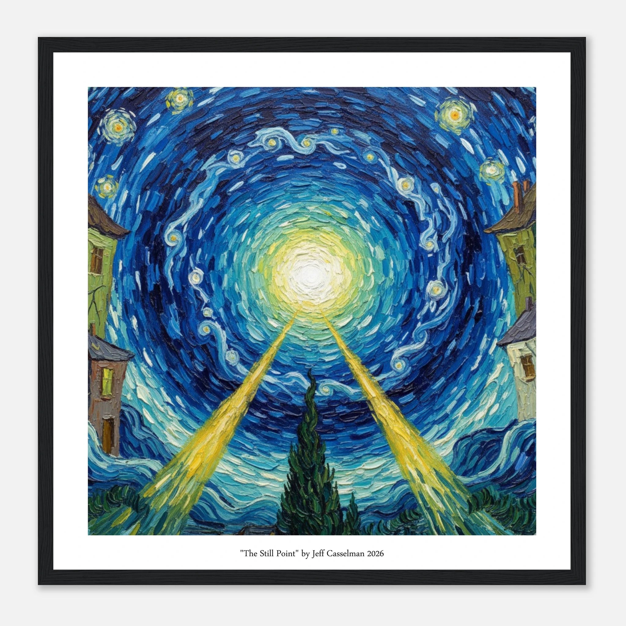 Framed Poster reproduction of "The Still Point" by Jeff Casselman