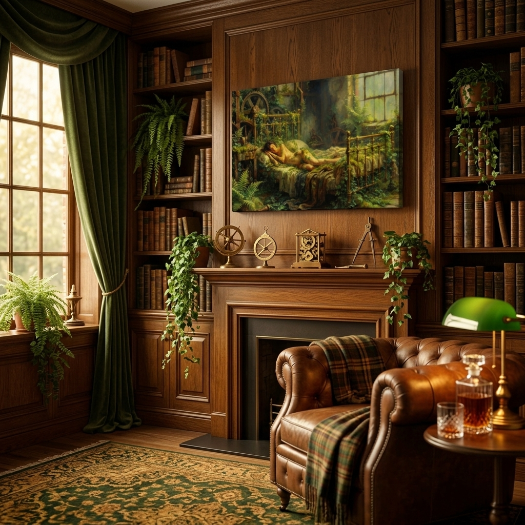 "Overgrown: The Industrial Loneliness" Classical Study Matte Canvas Print | Fine Art Form Study